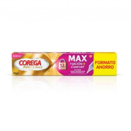 COREGA MAX FIJACION + CONFORT 1 TUBO 70 G SIN SABOR