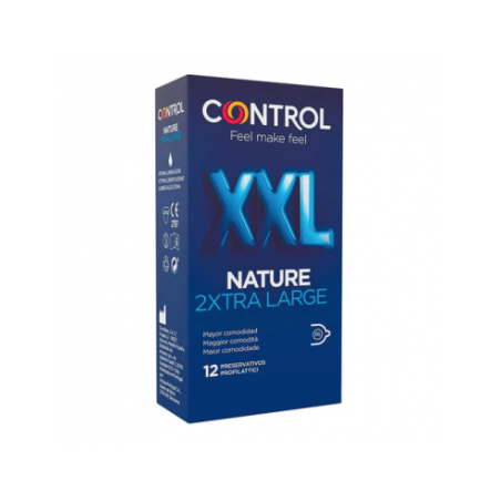 CONTROL NATURE 2XTRA LARGE PRESERVATIVOS 12 UNIDADES