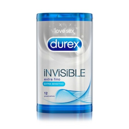 DUREX INVISIBLE EXTRA FINO EXTRA SENSITIVO PRESE 12 U