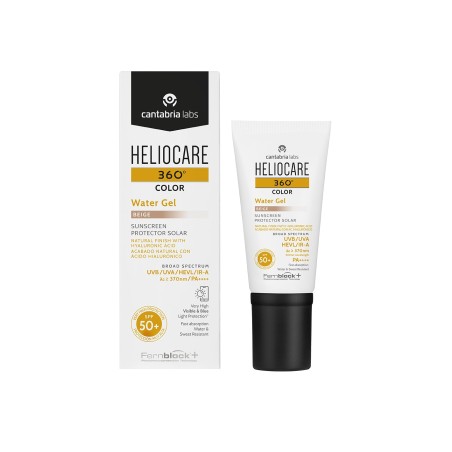 HELIOCARE 360º COLOR WATER GEL PROTECTOR SOLAR SPF 50+ 1 ENVASE 50 ML COLOR BEIGE