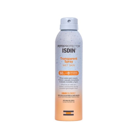 FOTOPROTECTOR ISDIN SPF-50 SPRAY TRANSPARENT WET 250 ML