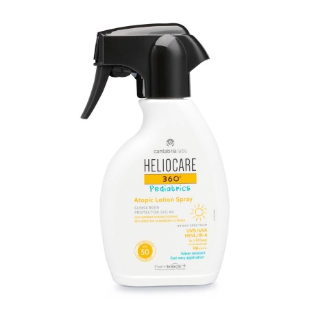 PACK HELIOCARE 360º SPF 50+ PEDIATRICS ATOPIC LOTION SPRAY 250 ML + MINERAL PEDIATRICS