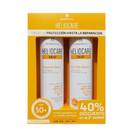 PACK DUPLO HELIOCARE SPRAY INVISIBLE FP50