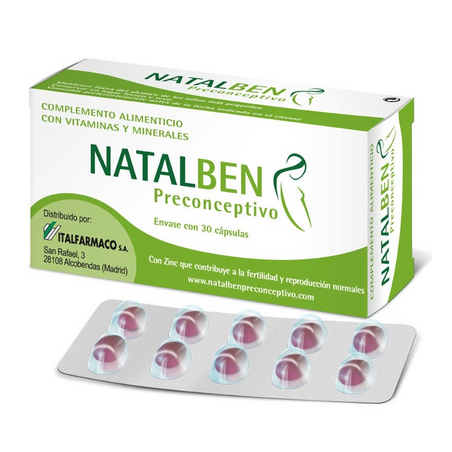 NATALBEN PRECONCEPTIVO 30 CAPSULAS